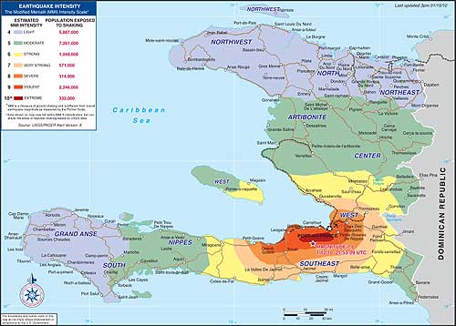 Mapa Haiti
